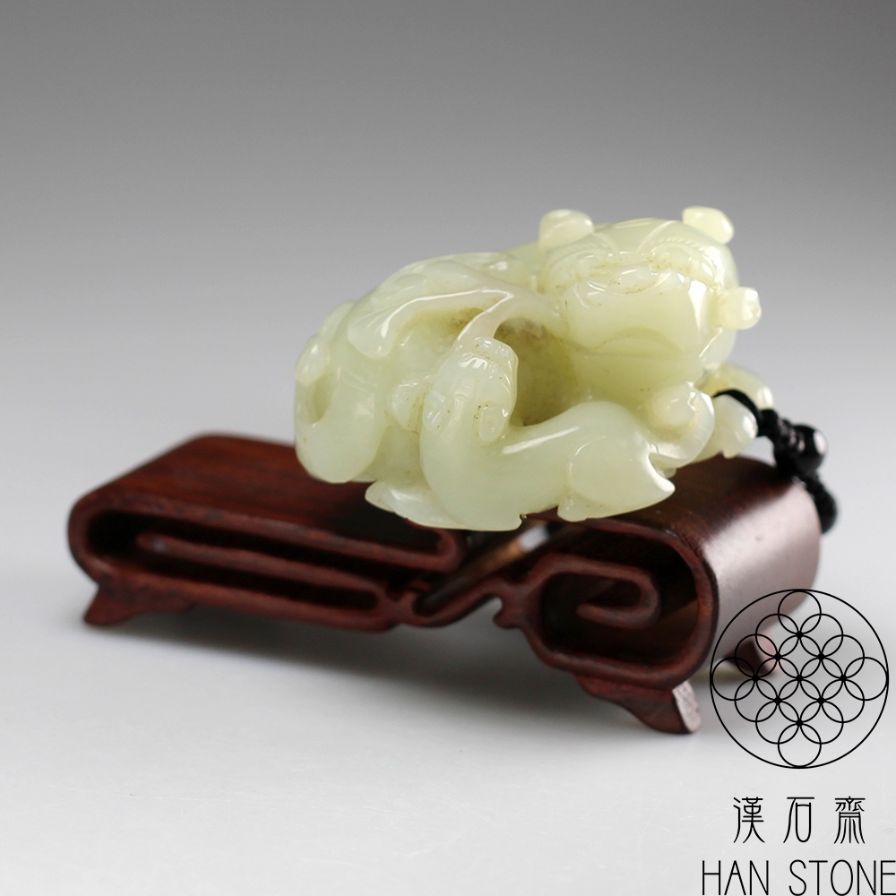 中国美術 青白玉 環 刻 文字(A448) 中国美術 青白玉 環 刻 文字(A448) 赫蓮子悦と500人の信仰