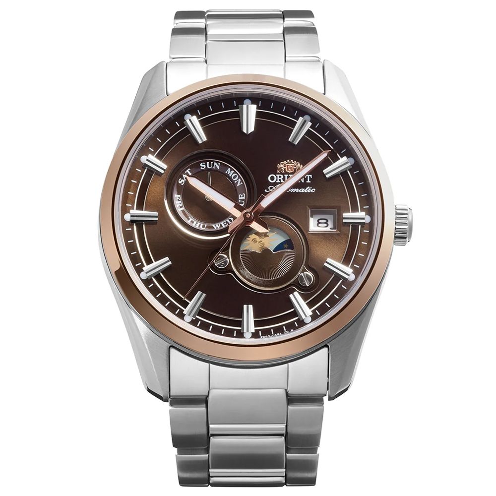 ORIENT 東方錶 現代系列 日月相 機械腕錶 七夕 情人節 送禮 41.5mm / RA-AK0313Y