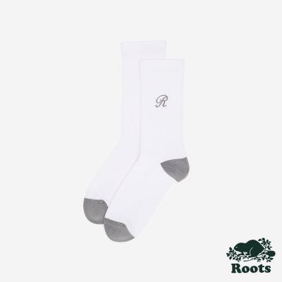 Roots 配件- ATHLETICS DEPARTMENT 長襪-白色