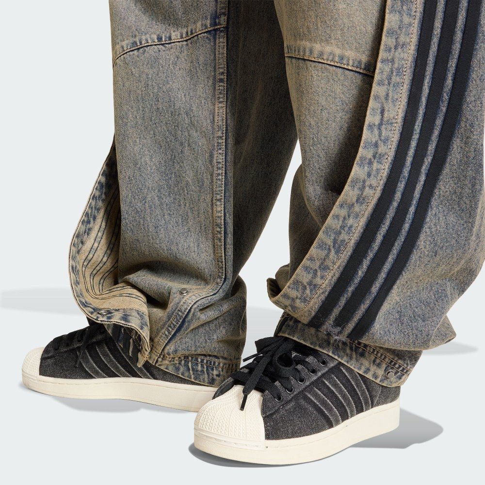 adidas 愛迪達】 ADILENIUM 5.0 丹寧長褲女- Originals KY5189