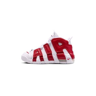 Nike Air More Uptempo Varsity Red GS 大AIR 白紅 女鞋大童 415082-100