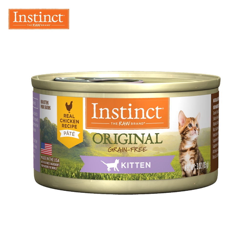 Instinct 原點 雞肉無穀幼貓主食罐85g 主食罐 鮮食 低過敏 含肉量高 適口性佳