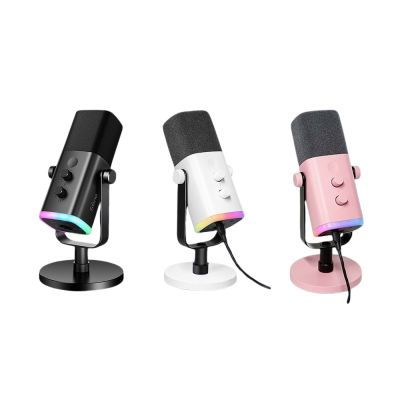 FIFINE AM8 錄音室等級USB/XLR動圈式RGB麥克風