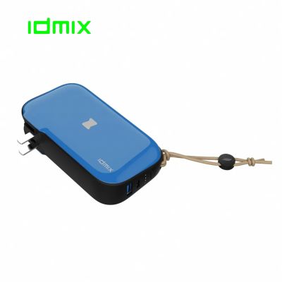 idmix MR CHARGER 10000 CH06 多功能行動電源 藍+專用萬國轉接頭(3個1組)