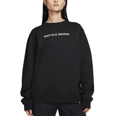 Nike ACG Therma Fit Fleece Crew 圓領長袖 黑色 長袖 絨毛 T恤 FD9850-010