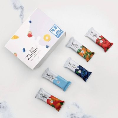 【知覺】優格冰雪糕買12支送1支(原味X3+藍莓X3+草莓X3+芒果X2+鳳梨X2)