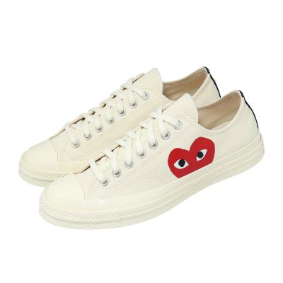 Converse 休閒鞋 Chuck 70 CDG 男女鞋 米白 川久保玲 聯名款 1970 帆布鞋 A08795C