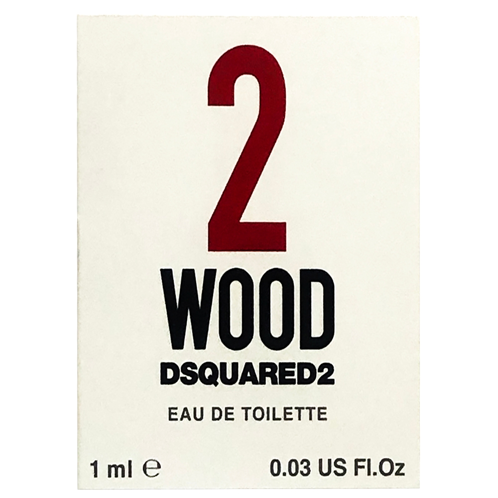 *即期品 DSQUARED2 WOOD 天性２ 男性淡香水針管1ml 效期至2026年10月