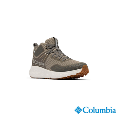 Columbia 哥倫比亞 男款-OD防水極彈高筒健走鞋-卡其 UBM73540KI/JS