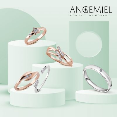 [時時樂] Angemiel安婕米 真鑽5-6分開運戒指/尾戒 限時特價1520