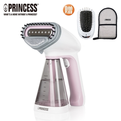 PRINCESS荷蘭公主 手持式蒸氣掛燙機/櫻花粉 332846P