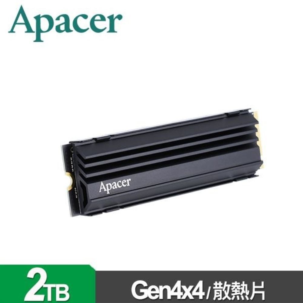 Apacer 宇瞻AS2280Q4U 2TB M.2 PCle 4.0 SSD(附散熱片)