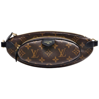 LOUIS VUITTON路易威登 LV M14806 Keepit系列經典Monogram印花帆布橢圓造型斜背包