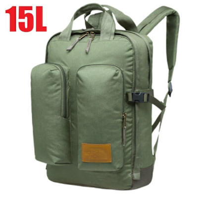 【The North Face】500D Cordura Crevasse 超輕耐磨多功能後背包15L_3G8L 葉綠 N