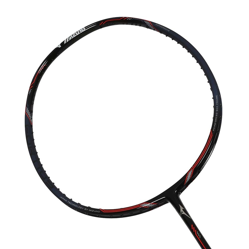 MIZUNO FORTIUS 50 SPIRIT 羽球拍-空拍含拍袋73MTB45001 黑丈青