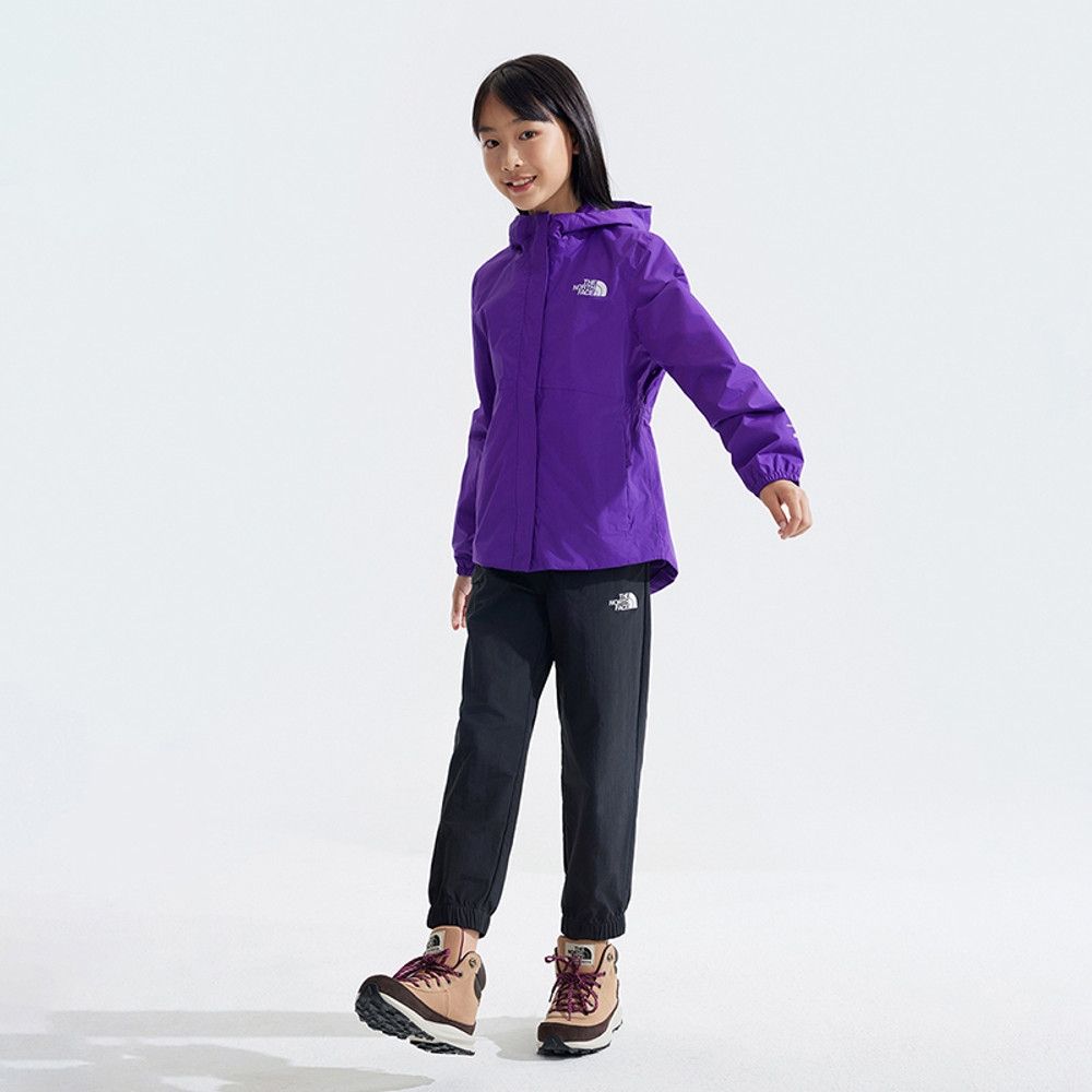 The North Face 官方旗艦】北面兒童紫色DRYVENT防水衝鋒衣｜8A49NL4
