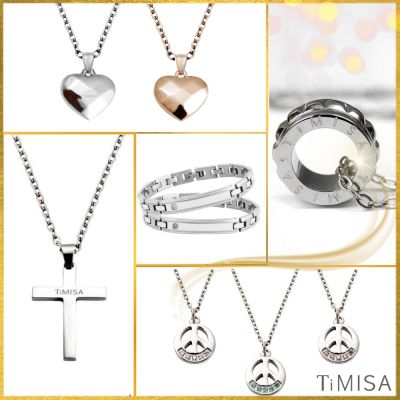 TiMISA 純鈦飾品 限時均一價 永不變質（項鍊/手鍊)時時樂限定$3618