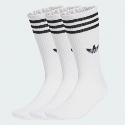 【adidas 愛迪達】 三條線中筒襪 3 雙入 男/女 - Originals JV7416