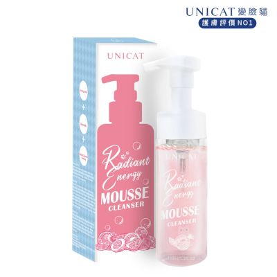 UNICAT 全效舒緩洗面 紅石榴洗卸二用泡泡慕絲150ml