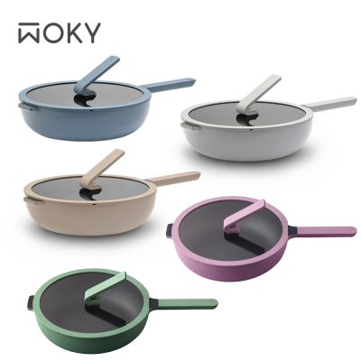 【WOKY 沃廚】TICERA™系列 哈哈鍋2.0-不沾深煎鍋28CM