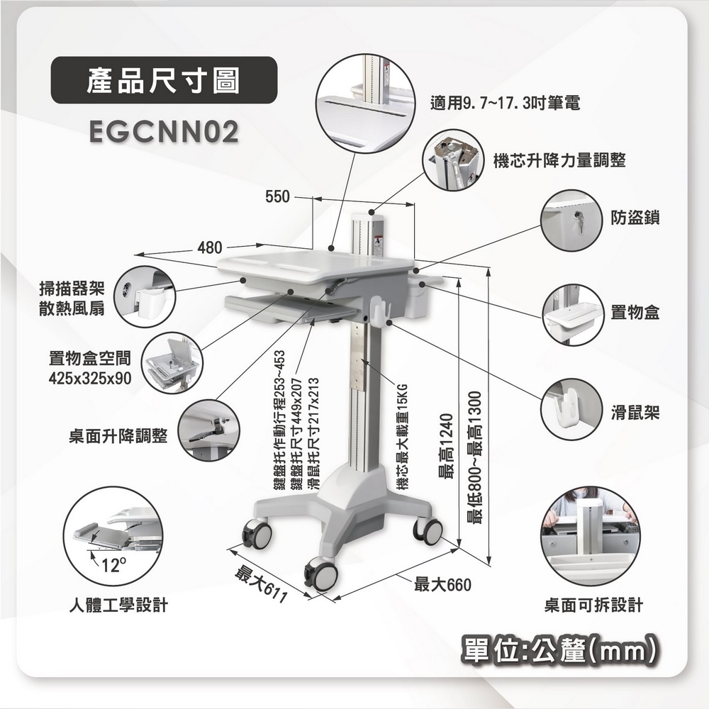 ErgoGrade EGCNN02 - 詳情15