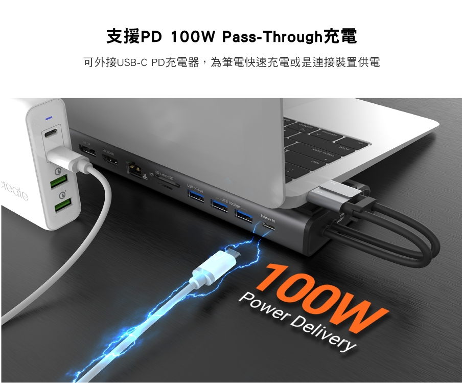 j5create USB-C M.2 SSD Gen2多功能儲存擴充座- JCD552 | 集線器hub