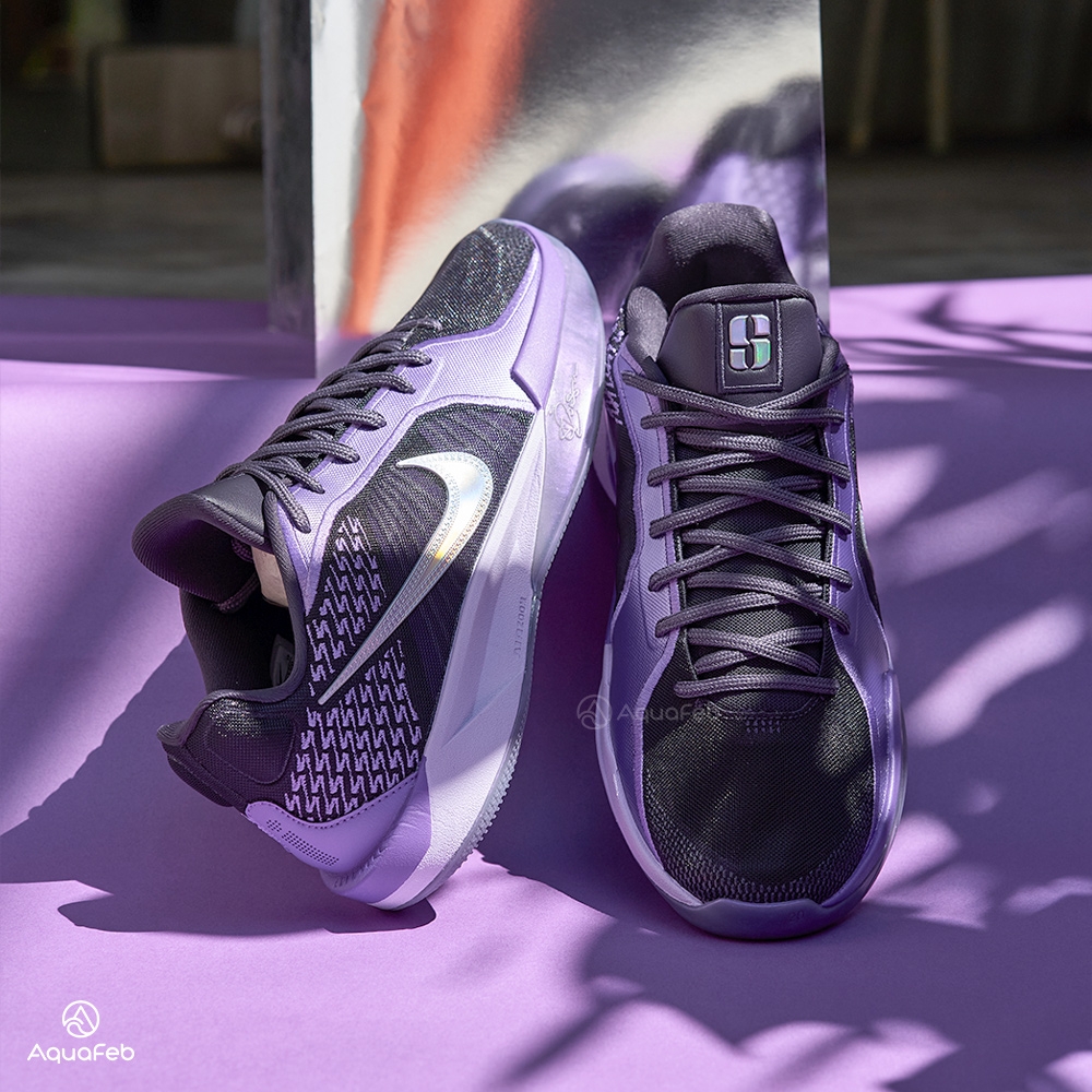 Nike Sabrina 2 EP 女男段黑紫實戰訓練籃球運動低筒籃球鞋FZ1517-500