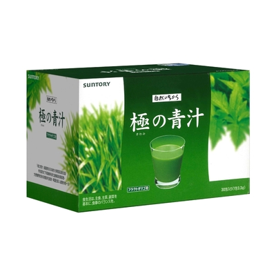 【三得利】極之青汁大麥若葉明日葉粉末 30包/盒