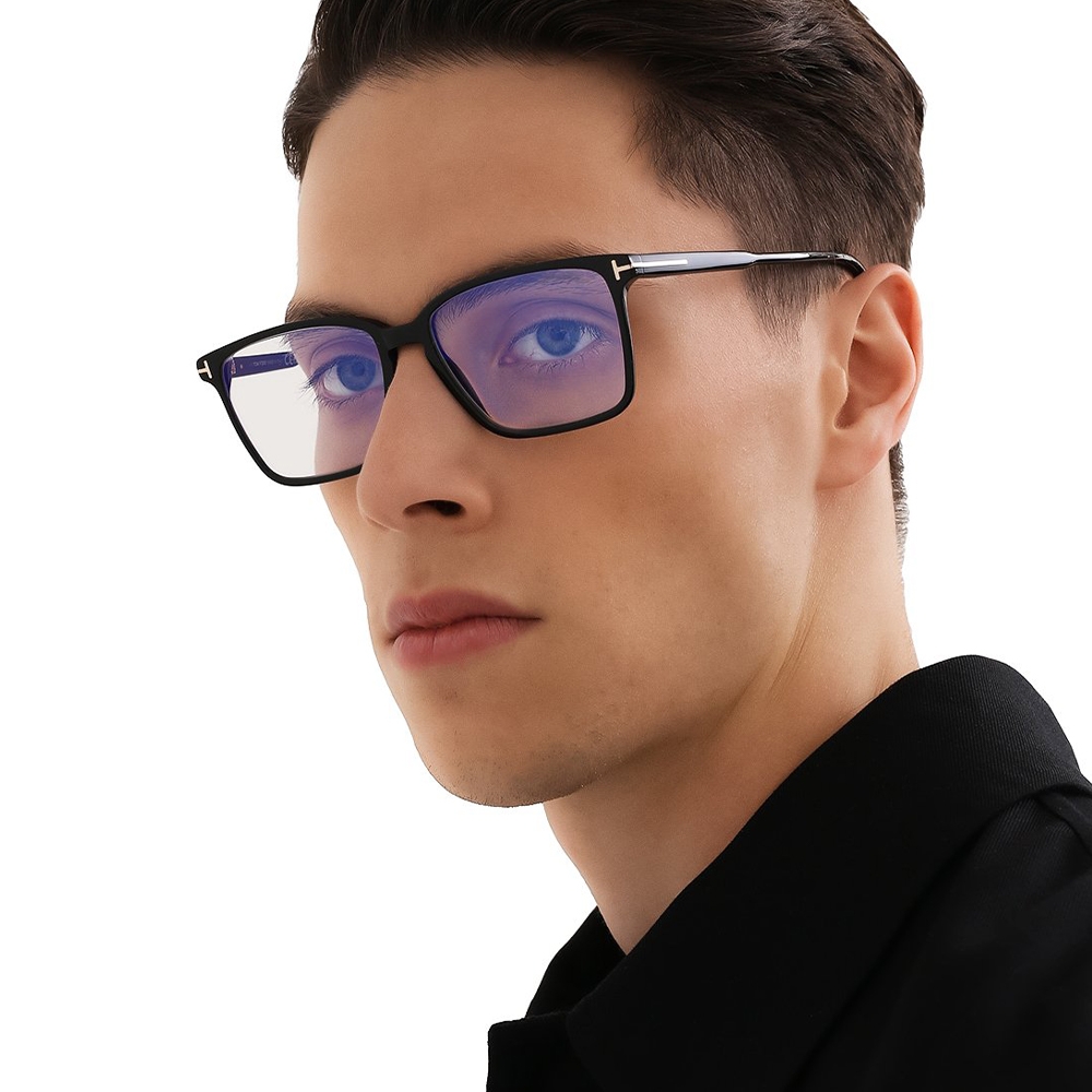 TOM FORD 方框膠框光學眼鏡/黑#TF5696B 001 | 一般鏡框| Yahoo購物中心