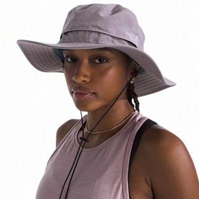 The North Face 北臉 帽子 漁夫帽 運動帽 遮陽帽 HORIZON BREEZE BRIMMER HAT 灰紫 NF0A5FX6G7O