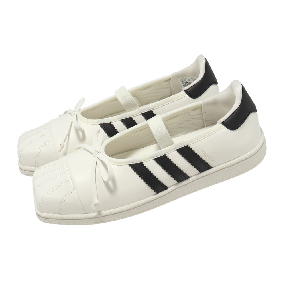 adidas 愛迪達 休閒鞋 Superstar SQ Ballet 女鞋 白 Jennie 聯名 芭蕾舞鞋 LB3786