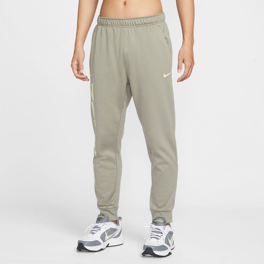 NIKE 長褲 男 運動褲 刷毛 AS M NK TF FLC PANT GFX 綠 IF2195-320