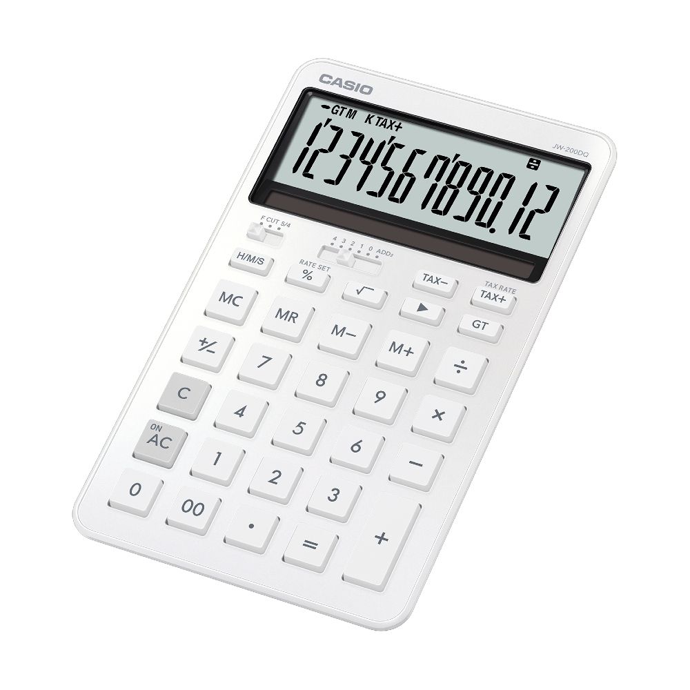 CASIO卡西歐 12位數閃耀計算機(JW-200DQ-WE)