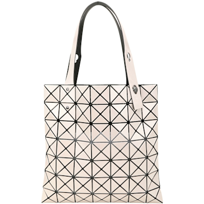 ISSEY MIYAKE PRISM 三宅一生 BAOBAO 7x7亮面幾何手提托特包(裸膚)