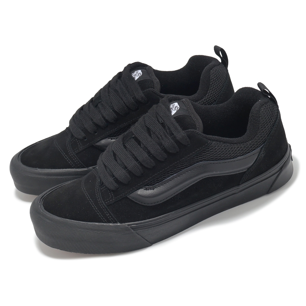 Vans 休閒鞋 Knu Skool 男鞋 女鞋 黑 全黑 百搭 麂皮 VN0009QCBKA