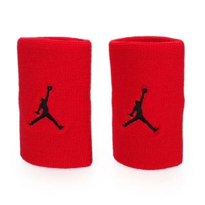 NIKE Jordan Jumpman單色腕帶 紅黑