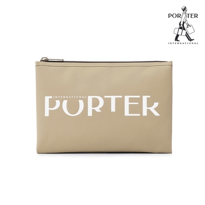 PORTER INTERNATIONAL - 復古新穎GAP收納包(S) - 米