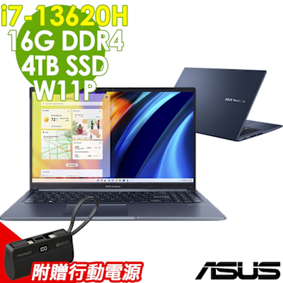 ASUS華碩 ASUS Vivobook 15 X1502VA-0271B13620H (i7-13620H/16GB/4TB/W11P)特仕效能筆電