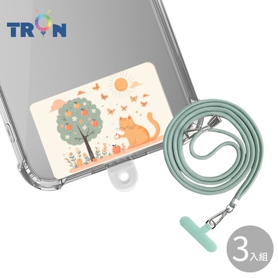 TRON OPPO Reno 10 Pro蘋果樹貓咪防摔 手機 掛繩 手機殼