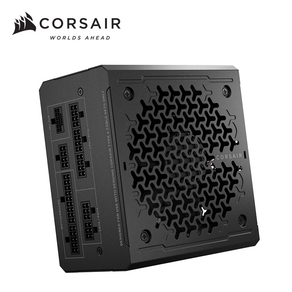 海盜船Corsair RM1000e 金牌1000W ATX3.1 全模電源供應器
