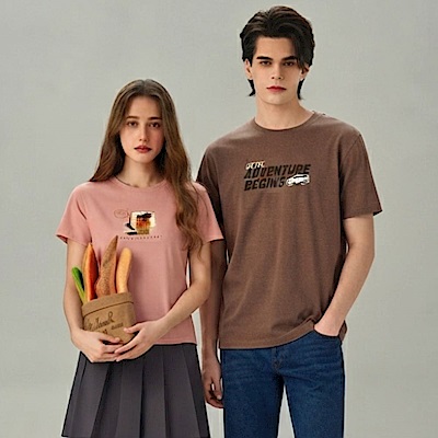 GIORDANO 男女印花TEE【多色任選】
