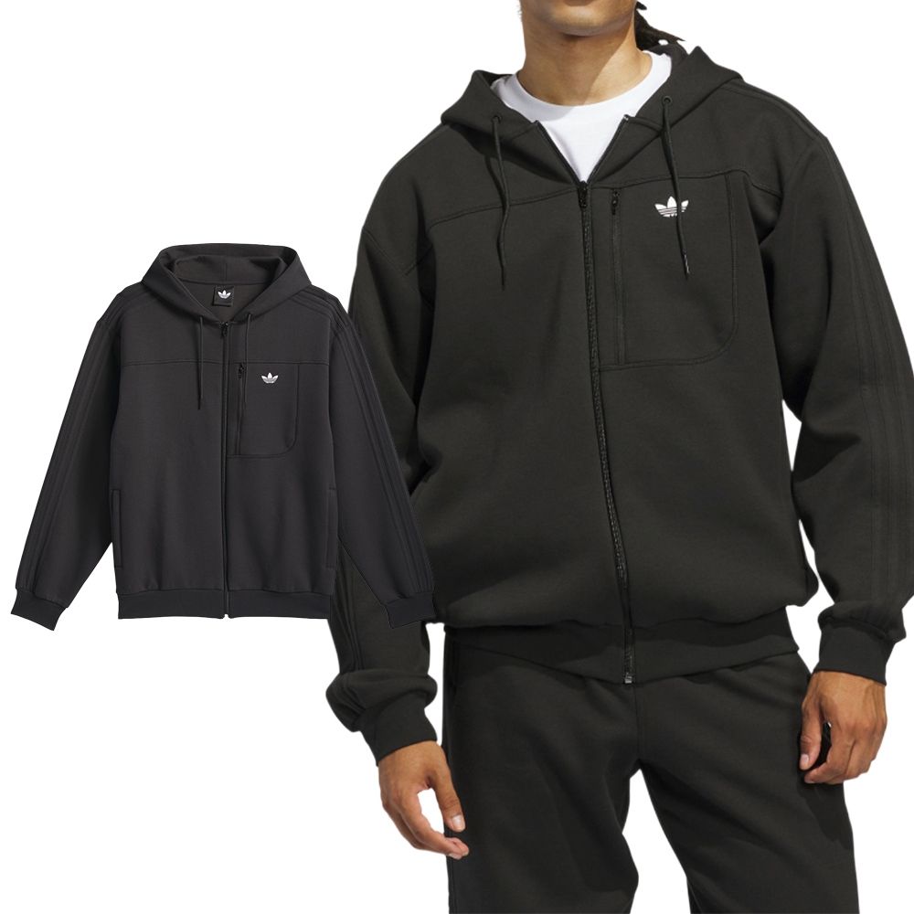 Adidas Tech Fleece JKT 男款 女款 黑色 重機能 刷毛 連帽 外套 JX5437