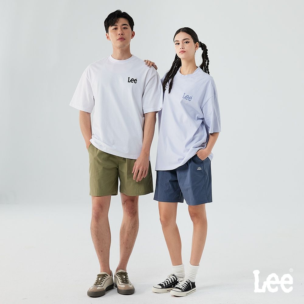 Lee 男女共版 季節性版型 休閒短褲 兩色 (綠色系)