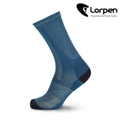 Lorpen 中性 Coolmax 輕量登山襪 PTLCC【深藍】6210322 / 西班牙品牌 中筒健行襪