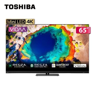 TOSHIBA東芝 REGZA 65型4K 144Hz QD Mini LED VIDAA AirPlay2 智慧顯示器 65Z870NP