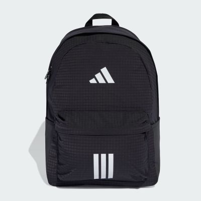 Adidas Ess Bars3rs Bp [JX6497] 後背包 運動包 雙肩背包 黑 白