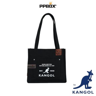 KANGOL 66251708 帆布皮標托特包 系列 包包