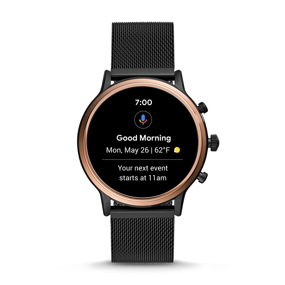 Fossil Watch Rose Gold Fossil Gen 5 FOSSIL GEN 智能錶 茱莉安娜 HR-黑色