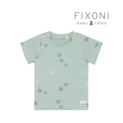 Brands4kids 海龜藍綠色短袖上衣 FIXONI系列