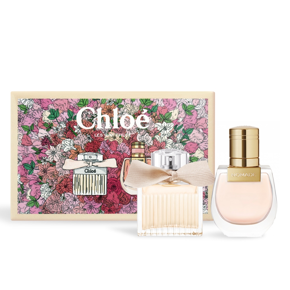 Chloe' Les Mini Chloe' 小小繽紛花園香水禮盒[同名+芳心之旅]20mlX2